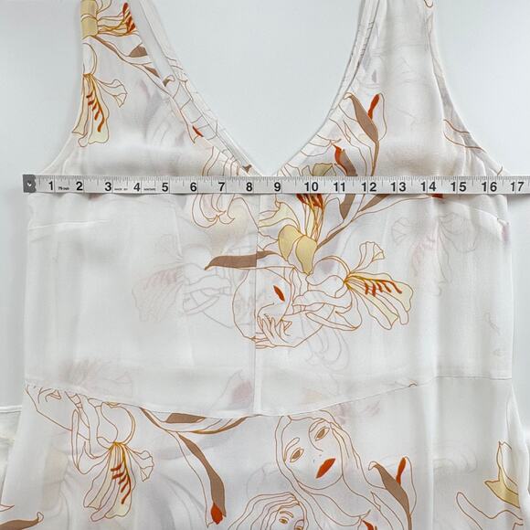 Aritzia Little Moon Akila Dress Size Large Feminine Art Slip Romantic Neutral - Picture 11 of 16